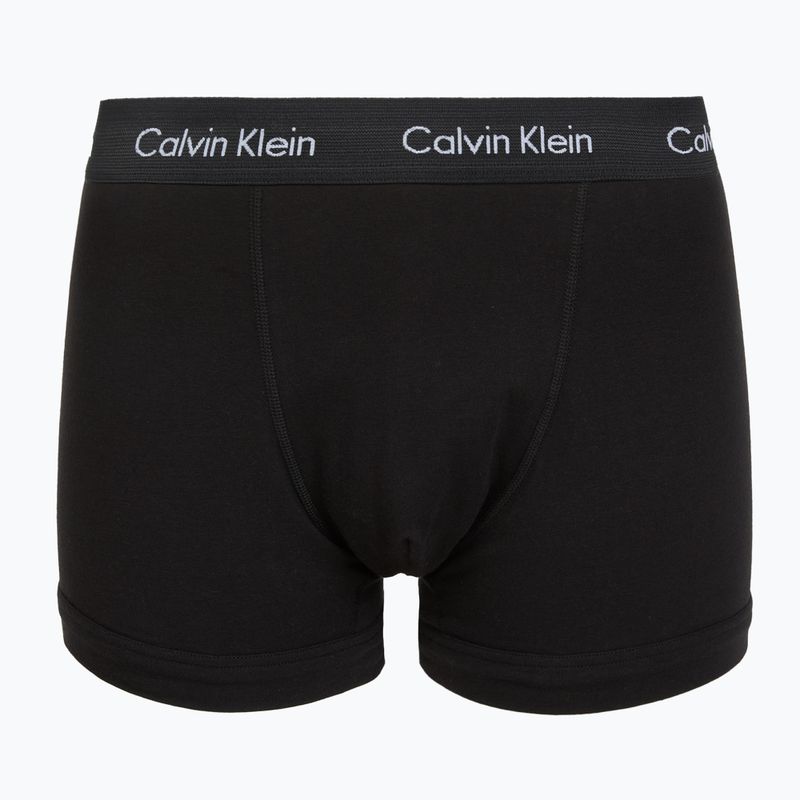 Vyriškos trumpikės Calvin Klein 0000U2662G Trunk 3 pairs black in green bloom wb/black in da 6
