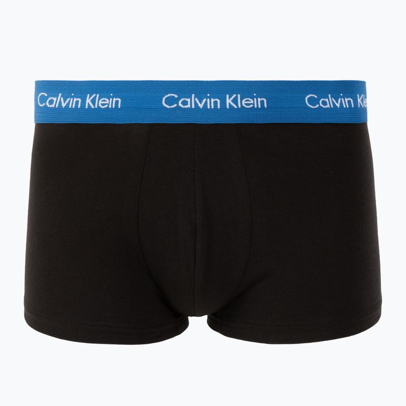 Trumpikės Calvin Klein 0000U2664G Low Rise Trunk 3 pairs black/classic blue/black 2