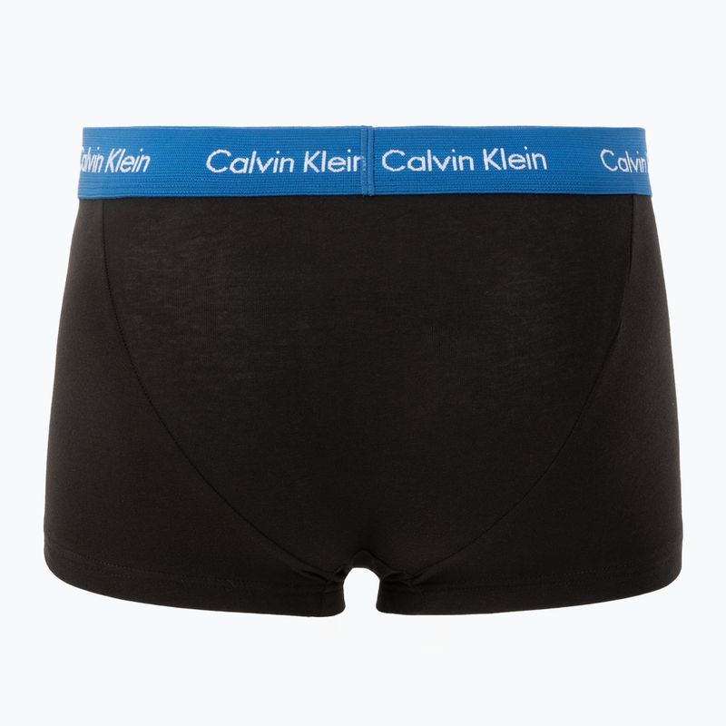 Trumpikės Calvin Klein 0000U2664G Low Rise Trunk 3 pairs black/classic blue/black 3
