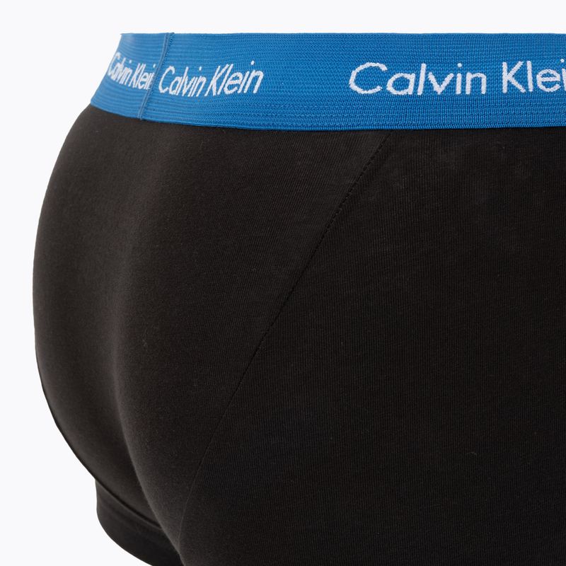 Trumpikės Calvin Klein 0000U2664G Low Rise Trunk 3 pairs black/classic blue/black 4