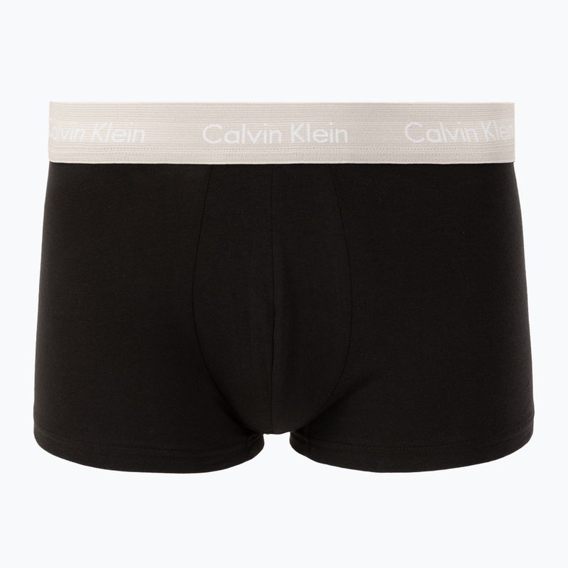 Trumpikės Calvin Klein 0000U2664G Low Rise Trunk 3 pairs black/classic blue/black 5