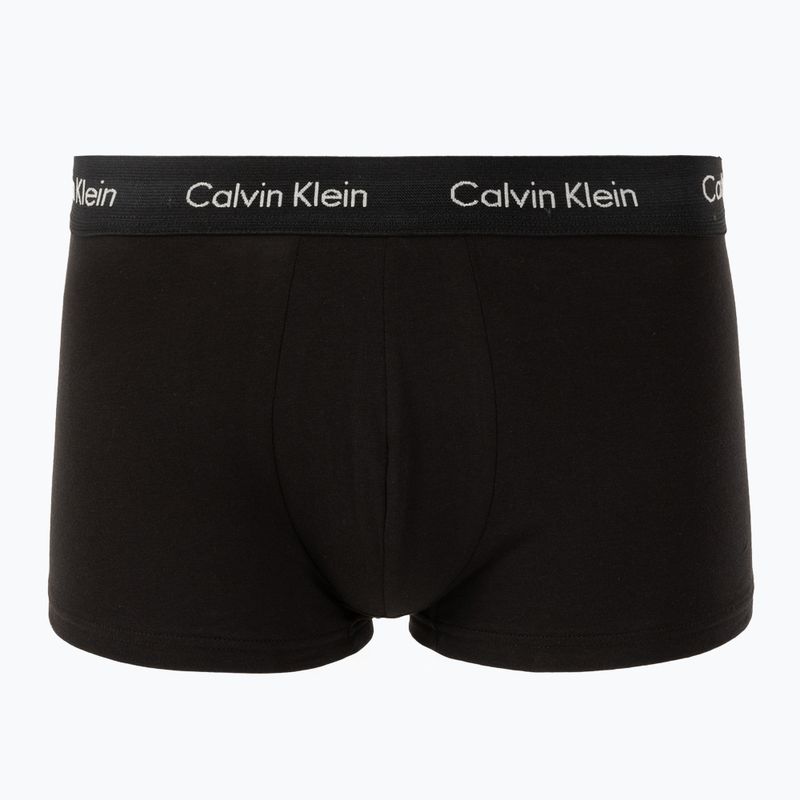 Trumpikės Calvin Klein 0000U2664G Low Rise Trunk 3 pairs black/classic blue/black 6