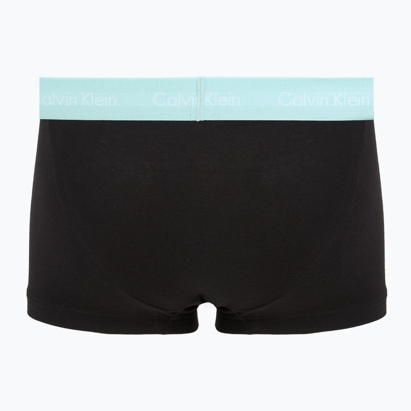 Vyriškos trumpikės Calvin Klein 0000U2664G Low Rise Trunk 3 pairs black in plume wb/ black in misty sag 3