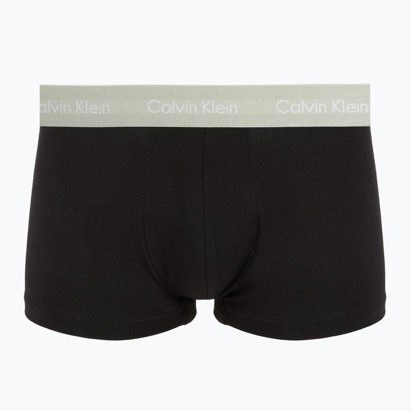Vyriškos trumpikės Calvin Klein 0000U2664G Low Rise Trunk 3 pairs black in plume wb/ black in misty sag 5