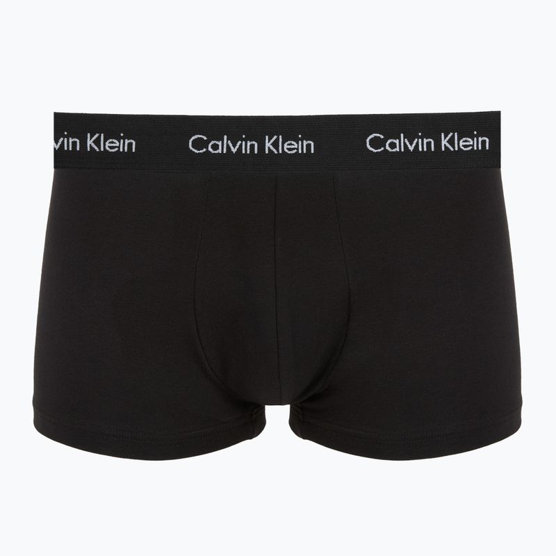 Vyriškos trumpikės Calvin Klein 0000U2664G Low Rise Trunk 3 pairs black in plume wb/ black in misty sag 6
