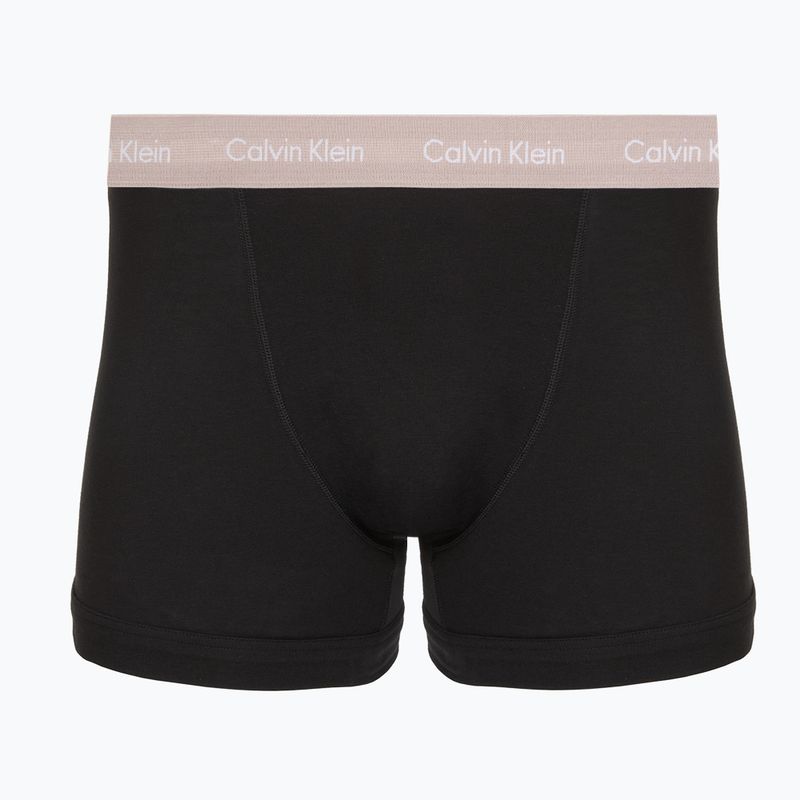 Vyriškos trumpikės Calvin Klein 0000U2662G Trunk 3 pairs black in green bloom wb/black in da 2