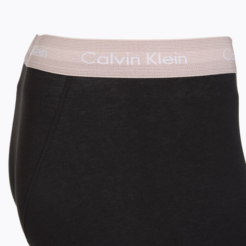 Vyriškos trumpikės Calvin Klein 0000U2662G Trunk 3 pairs black in green bloom wb/black in da 6