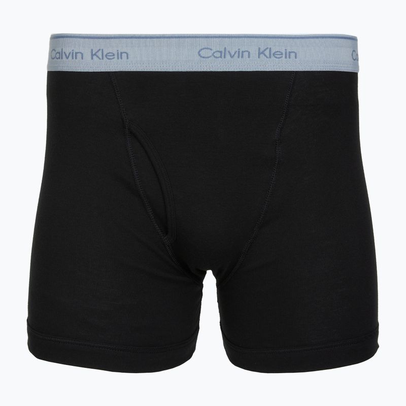 Trumpikės Calvin Klein LV00NB1429 Boxer Brief 5 pairs Black Bodies Black Bodies with black/misty grey 3