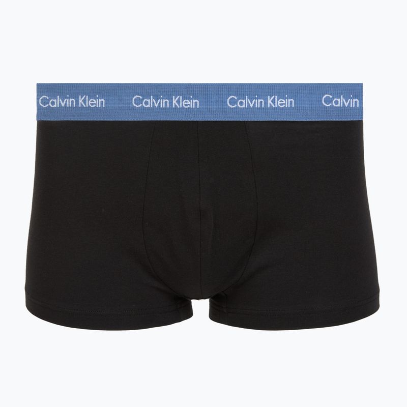 Trumpikės Calvin Klein LV00NB4412 Low Rise Trunk 5 pairs of black bodies with driftwood/moonlight 4
