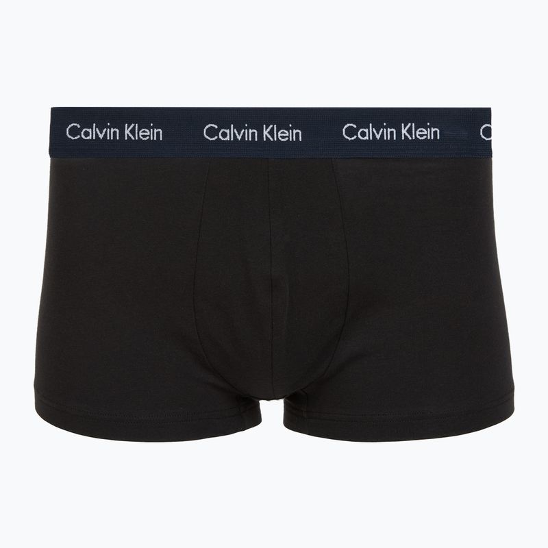Trumpikės Calvin Klein LV00NB4412 Low Rise Trunk 5 pairs of black bodies with driftwood/moonlight 6