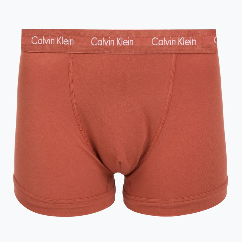 Vyriškos trumpikės Calvin Klein 0000U2662G Trunk 3 pairs sodalite blue/redwood/white pepper 6