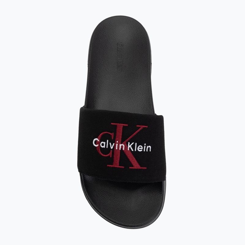 Vyriškos šlepetės Calvin Klein YM0YM01393 Ess black/rhubarb 5