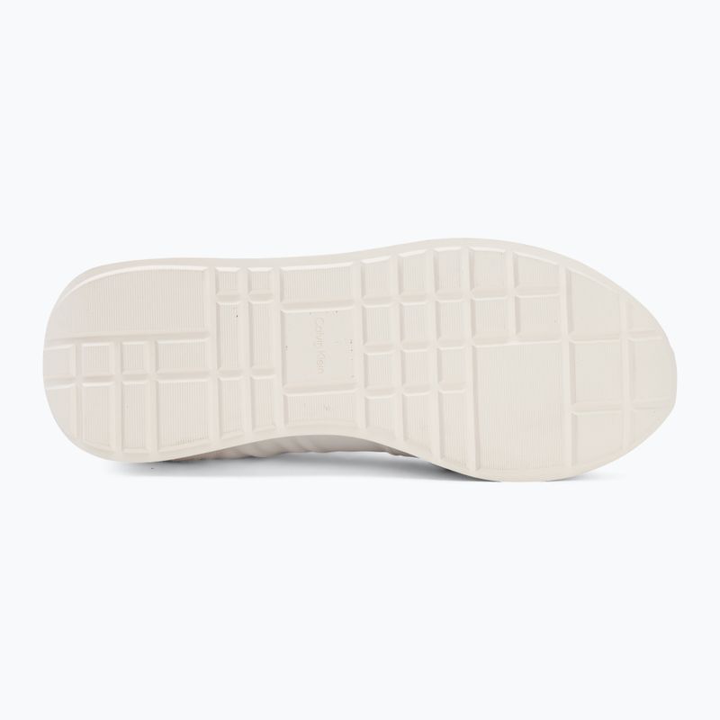 Vyriški batai Calvin Klein YM0YM01414 Retro Runner Sock Laceup Mix mat bright white/light grey 4