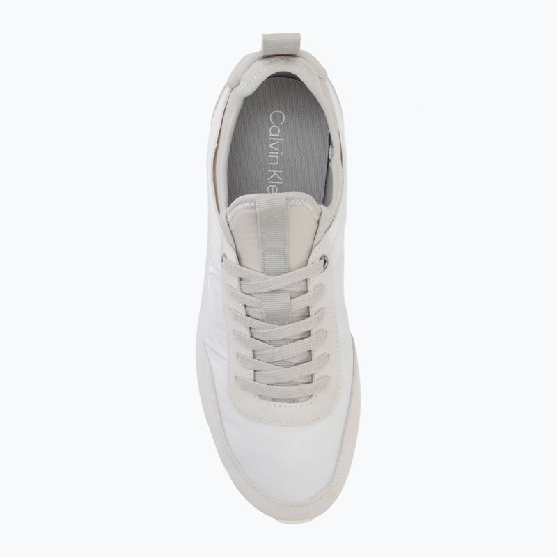 Vyriški batai Calvin Klein YM0YM01414 Retro Runner Sock Laceup Mix mat bright white/light grey 5