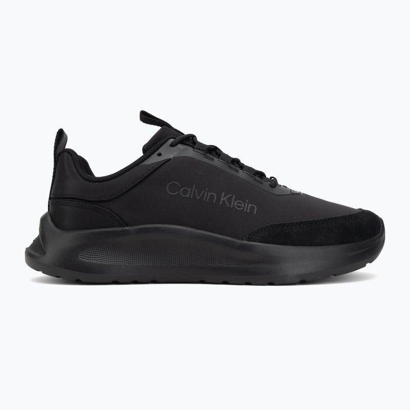 Vyriški batai Calvin Klein HM0HM02342 Light Eva Runn Essential Laceup Nylon Suede triple black 2