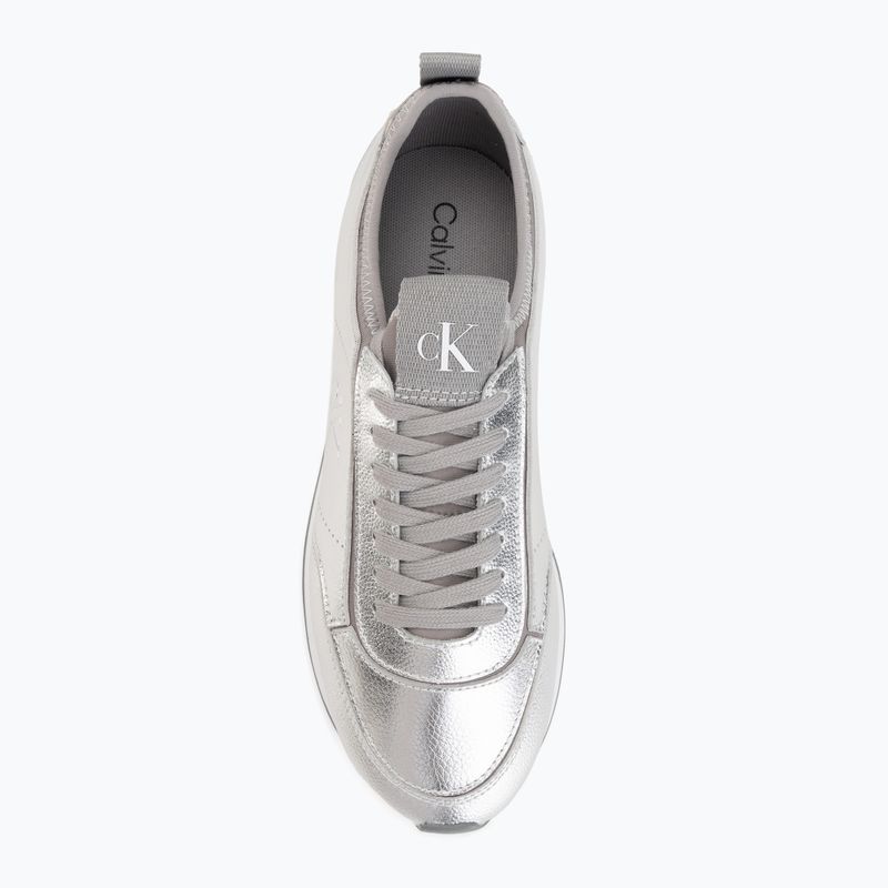 Moteriški batai Calvin Klein HW0HW03287 Retro Runner Metallic silver 5