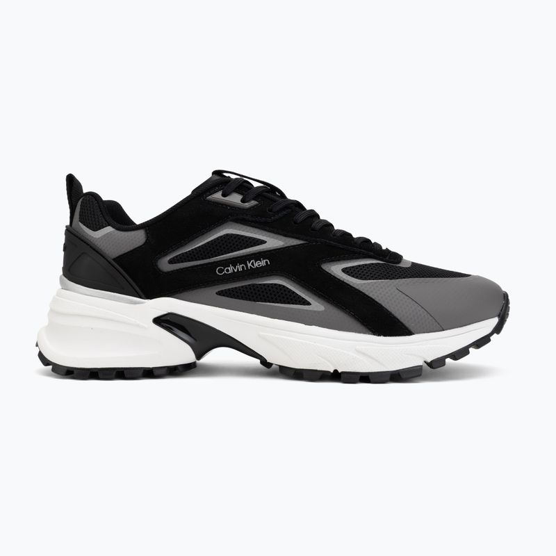 Vyriški batai Calvin Klein HM0HM02220 Hike Runner Stripe Mix Nylon Suede black/granite road 2