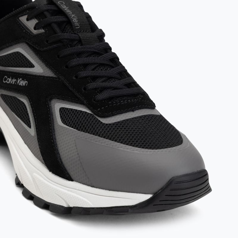 Vyriški batai Calvin Klein HM0HM02220 Hike Runner Stripe Mix Nylon Suede black/granite road 7