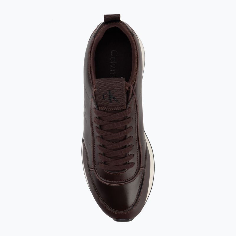 Moteriški batai Calvin Klein HW0HW03118 Retro Runner Sock PANL Leather Neo bordeaux 5