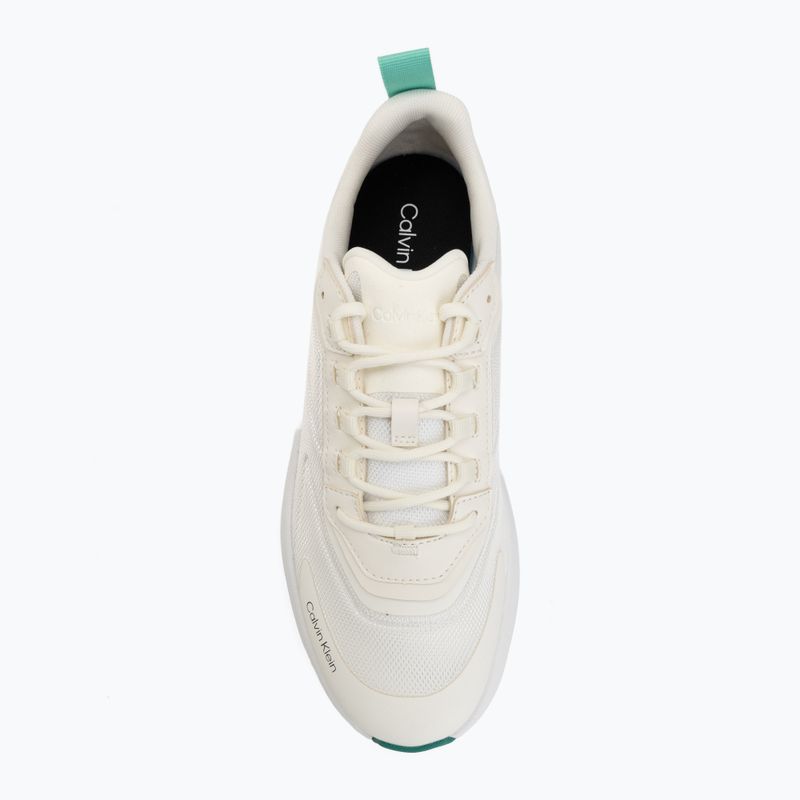 Vyriški batai Calvin Klein Volumax Chunky Runner Trainers HM0HM02224 white/marshmallow/street green 5