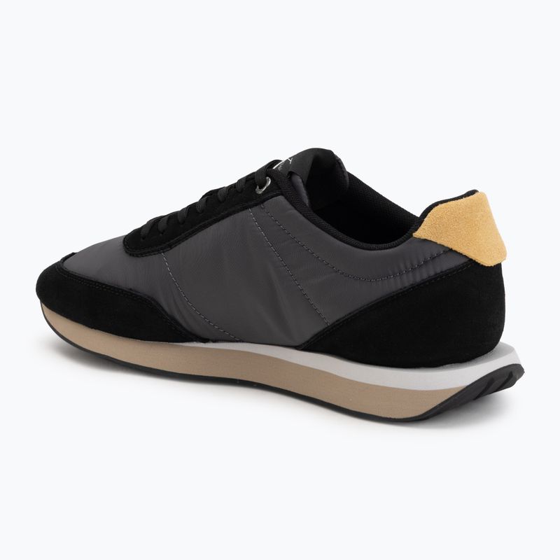 Vyriški batai Calvin Klein HM0HM02212 Retro Runner Bans Leather Suede black/iron gate/amber gold 3