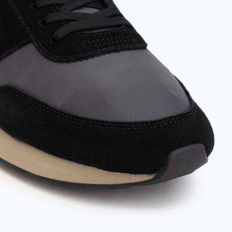 Vyriški batai Calvin Klein HM0HM02212 Retro Runner Bans Leather Suede black/iron gate/amber gold 7