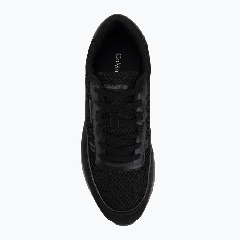 Vyriški batai Calvin Klein HM0HM02215 City Runner Laceup Nylon Recycled Suede triple black 5