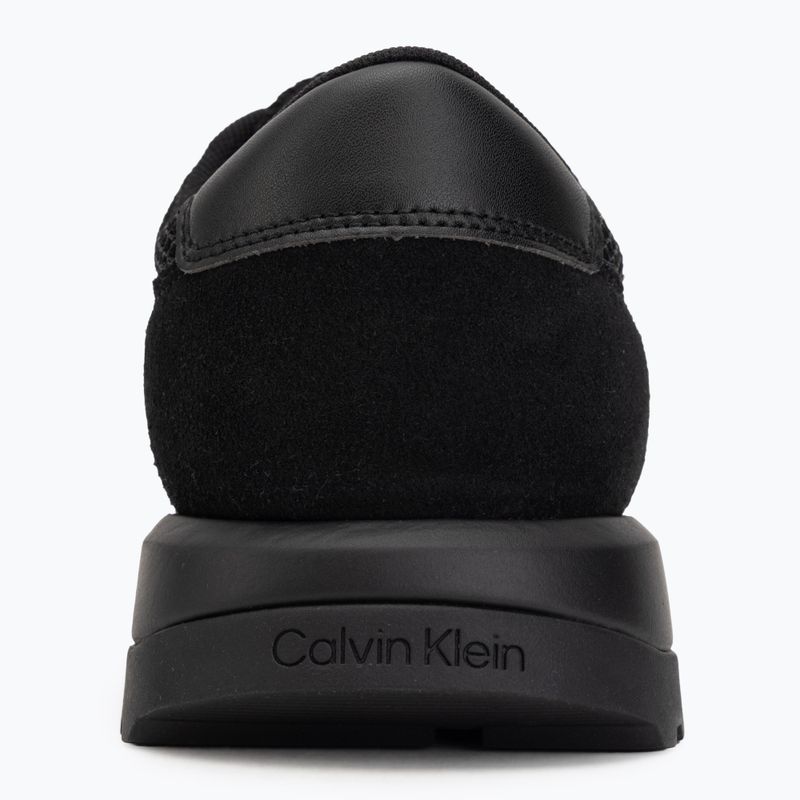 Vyriški batai Calvin Klein HM0HM02215 City Runner Laceup Nylon Recycled Suede triple black 6