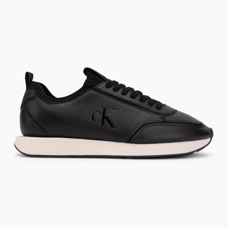 Moteriški batai Calvin Klein HW0HW03118 Retro Runner Sock PANL Leather Neo black/crystal grey 2