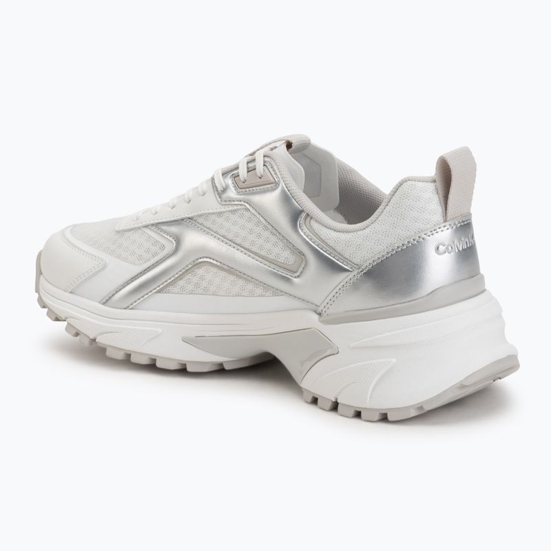 Vyriški batai Calvin Klein HM0HM02341 Hike Runner Stripe Met Mix bright white/silver/light grey 3