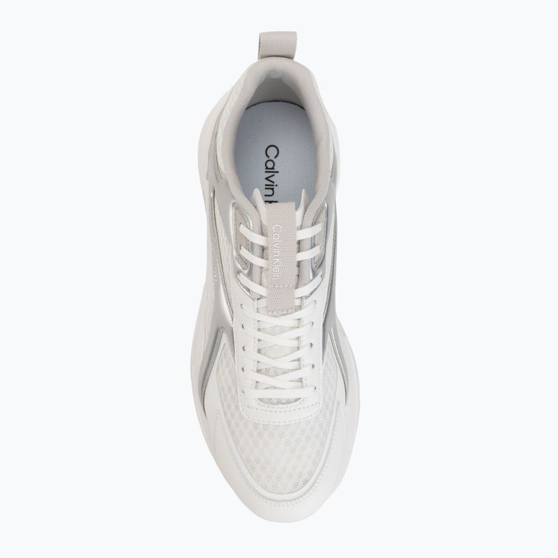 Vyriški batai Calvin Klein HM0HM02341 Hike Runner Stripe Met Mix bright white/silver/light grey 5
