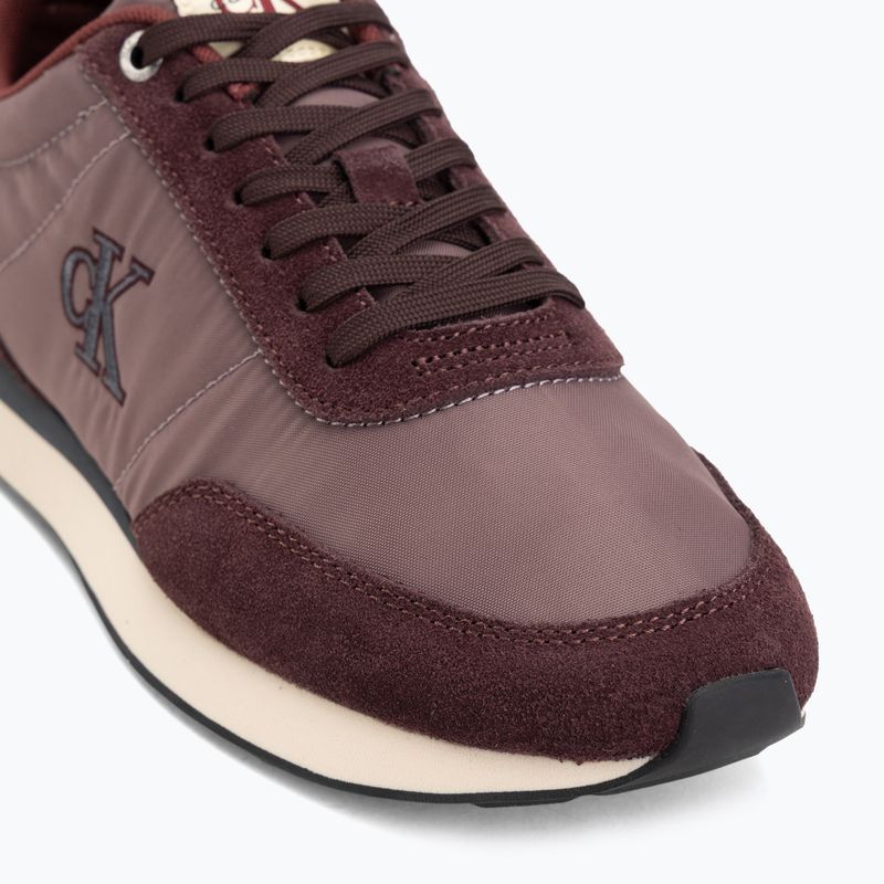 Vyriški batai Calvin Klein YM0YM01361 Retro Runner Ess Mix Mat bordeaux/peppercorn/vanilla 7