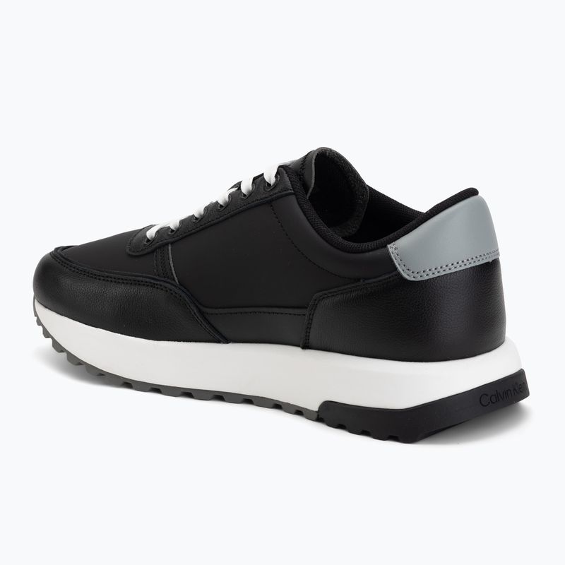 Vyriški batai Calvin Klein HM0HM02214 City Runner Laceup Leather Mix black/granite road 3