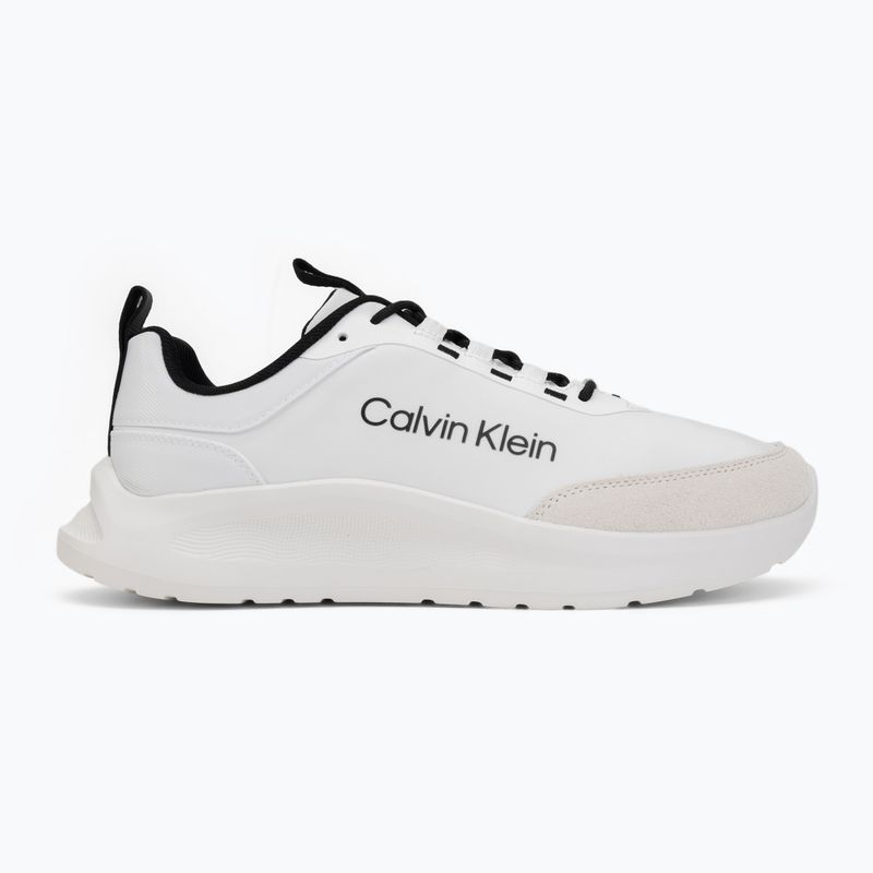 Vyriški batai Calvin Klein HM0HM02342 Light Eva Runn Essential Laceup Nylon Suede bright white/black 2