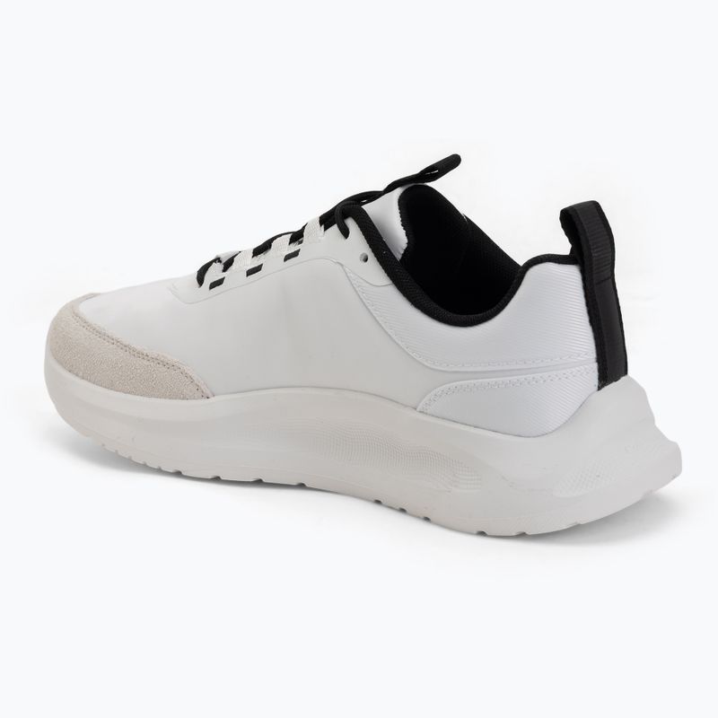 Vyriški batai Calvin Klein HM0HM02342 Light Eva Runn Essential Laceup Nylon Suede bright white/black 3