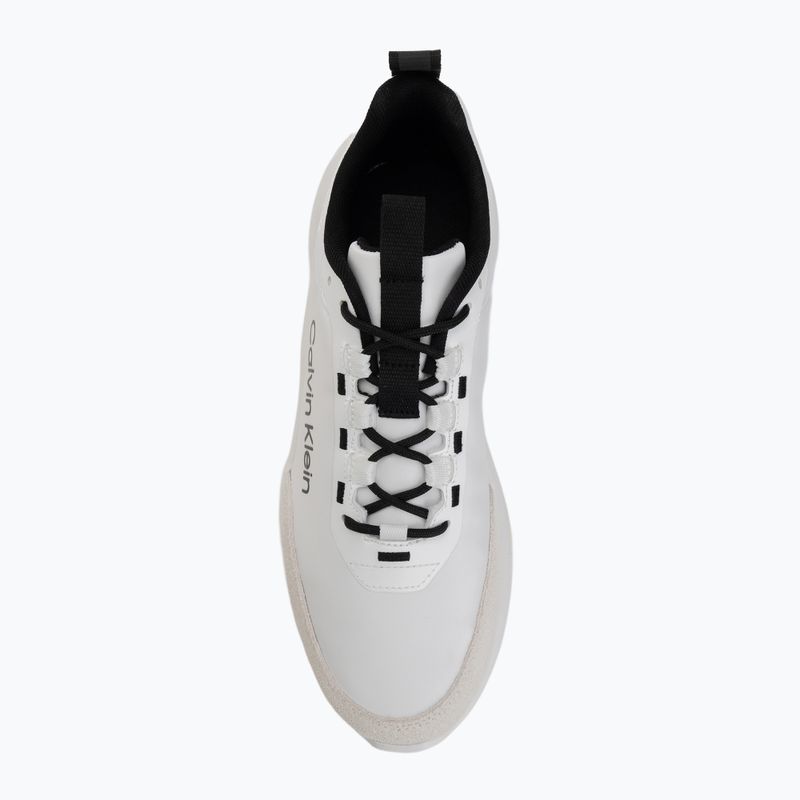 Vyriški batai Calvin Klein HM0HM02342 Light Eva Runn Essential Laceup Nylon Suede bright white/black 5