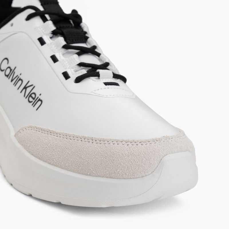 Vyriški batai Calvin Klein HM0HM02342 Light Eva Runn Essential Laceup Nylon Suede bright white/black 7