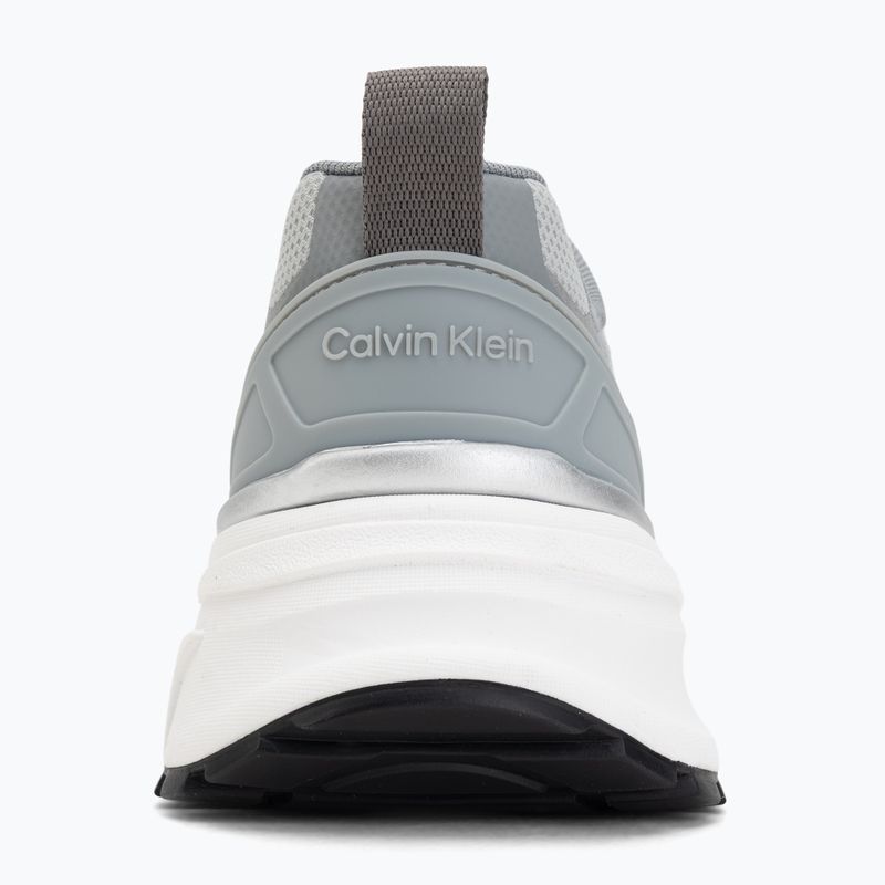 Vyriški batai Calvin Klein HM0HM02220 Hike Runner Stripe Mix Nylon Suede light grey/granite grey 6