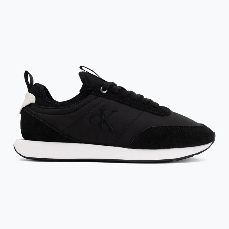 Vyriški batai Calvin Klein YM0YM01414 Retro Runner Sock Laceup Mix matte black/bright white 2