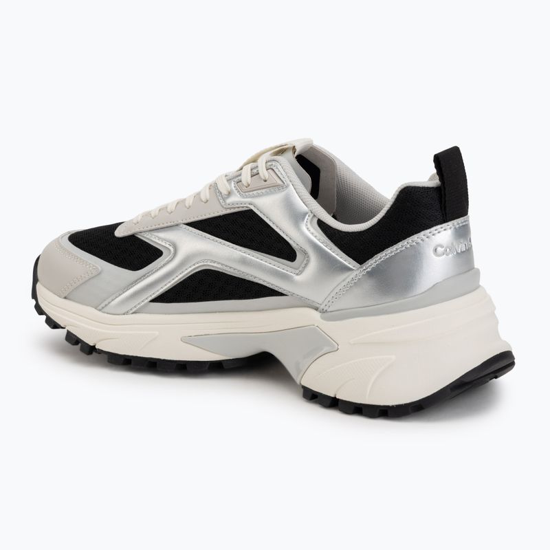 Moteriški batai Calvin Klein HW0HW03140 Hike Run Stripe Mesh Met black/silver/light grey 3