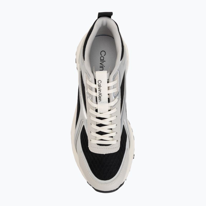 Moteriški batai Calvin Klein HW0HW03140 Hike Run Stripe Mesh Met black/silver/light grey 5