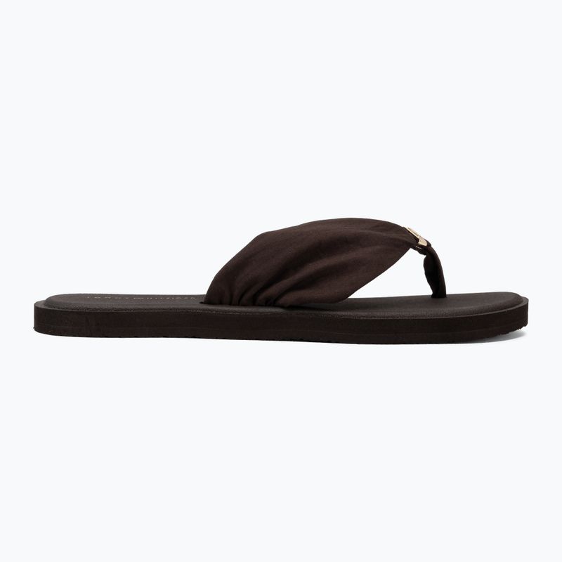 Moteriškos šlepetės per pirštą Tommy Hilfiger Scandi Soft Summer fondant brown 2