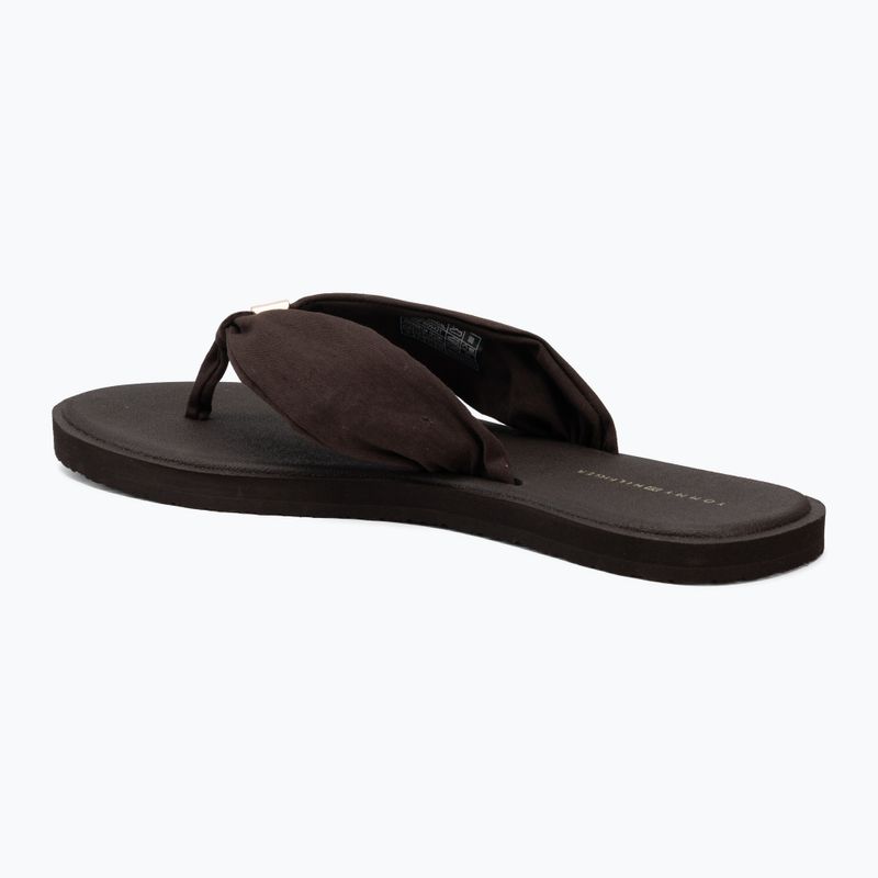 Moteriškos šlepetės per pirštą Tommy Hilfiger Scandi Soft Summer fondant brown 3