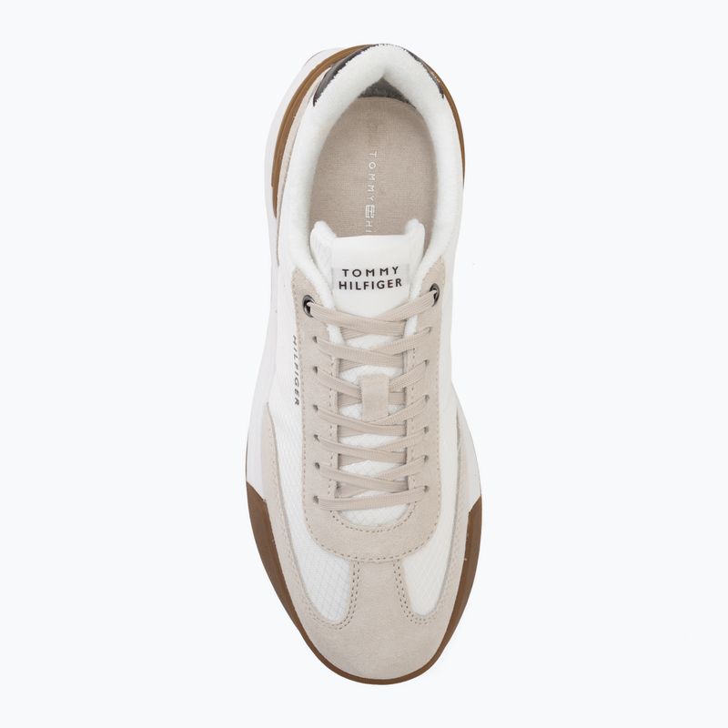 Vyriški batai Tommy Hilfiger Retro Runner Mesh Suede Mix classic stone 5