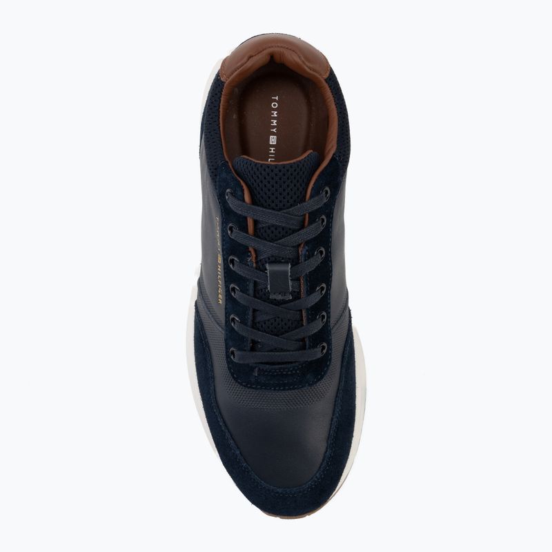 Vyriški batai Tommy Hilfiger Runner Suede Mix tracksuits desert sy 5