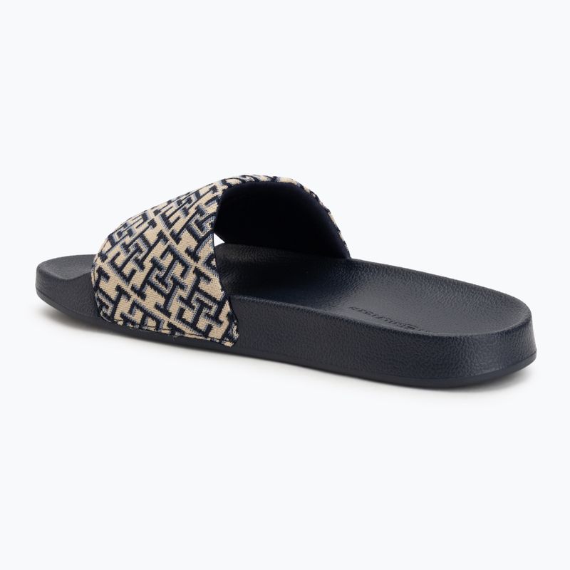 Moteriškos šlepetės Tommy Hilfiger Monogram space blue 3