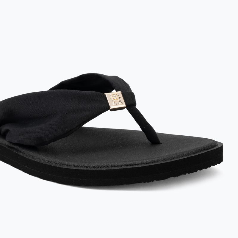 Moteriškos šlepetės per pirštą Tommy Hilfiger Scandi Soft Summer black 7