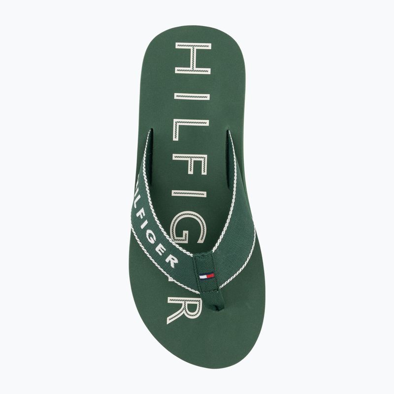 Vyriškos šlepetės per pirštą Tommy Hilfiger Sporty street green 5