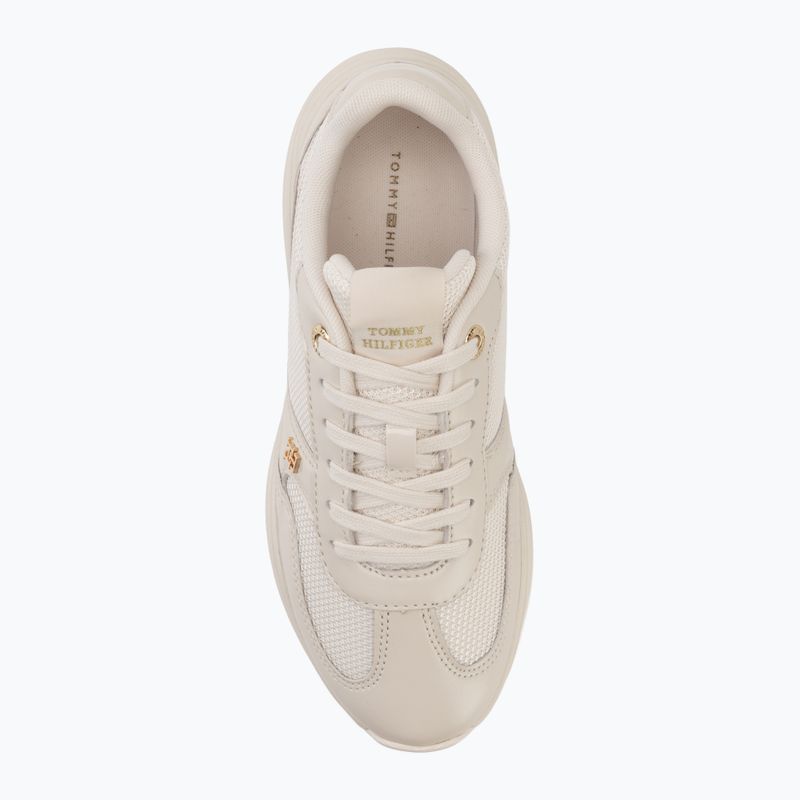 Moteriški batai Tommy Hilfiger ModernRunner Shiny Leather soft cream 5