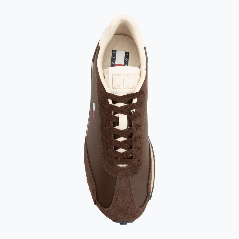 Vyriški batai Tommy Jeans Retro Runner Archive Mix legacy brown 5